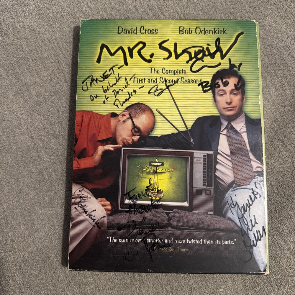 Mr. Show - The Complete First and Second Seasons (DVD, 2002, 2-Disc Set) SIGNED